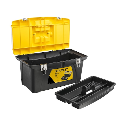 STANLEY® 22" 560mm Plastic Toolbox