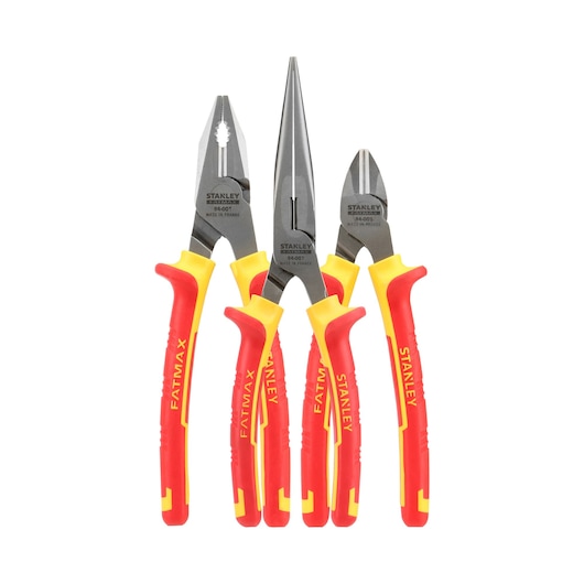 STANLEY® FATMAX® Plier Set of 3 pc.  Slip joint, Long nose, Diagonal cutting