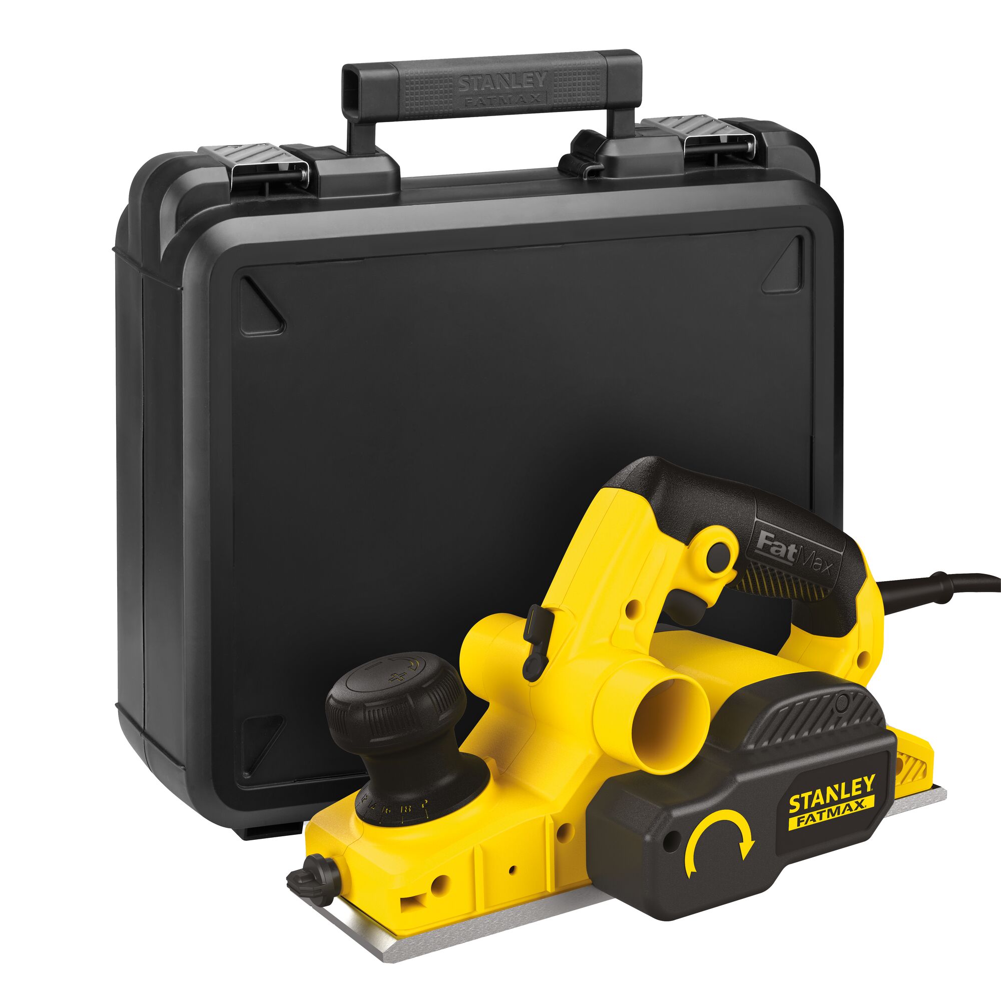 STANLEY FATMAX 750W Corded AC 9mm Planer with Kit Box STANLEY