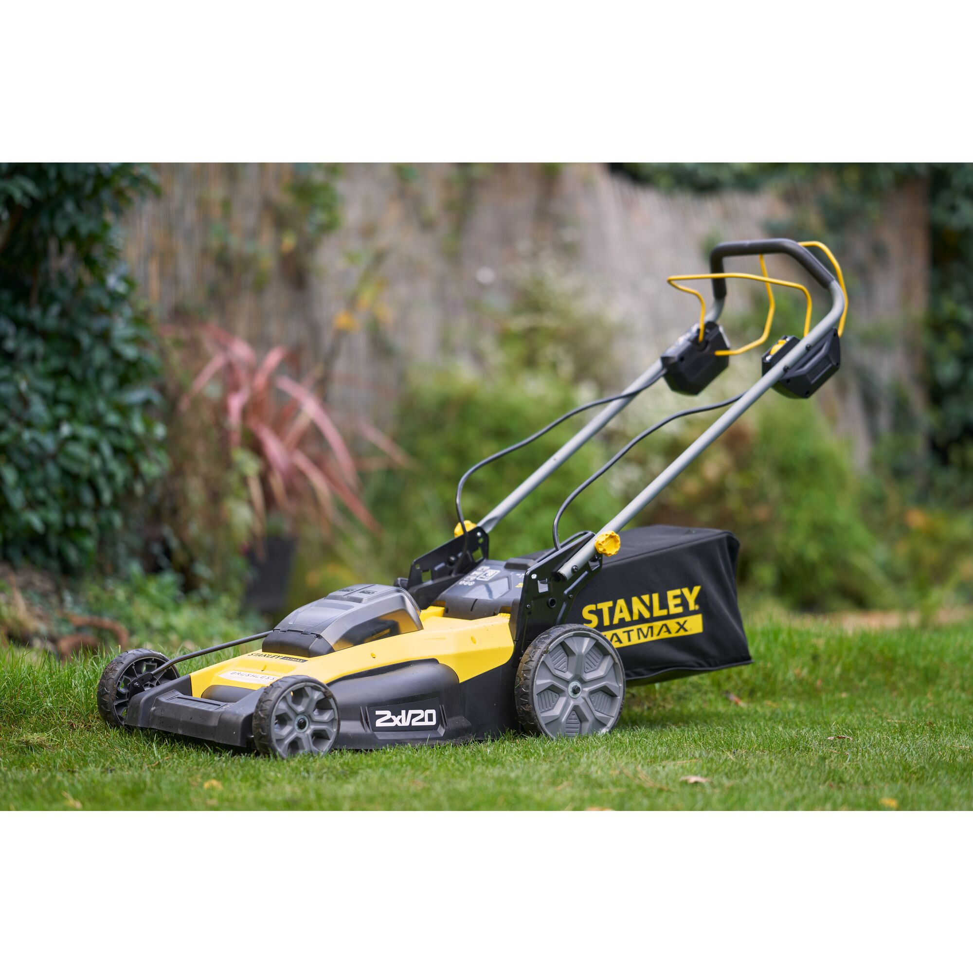 Stanley fatmax sales lawn mower