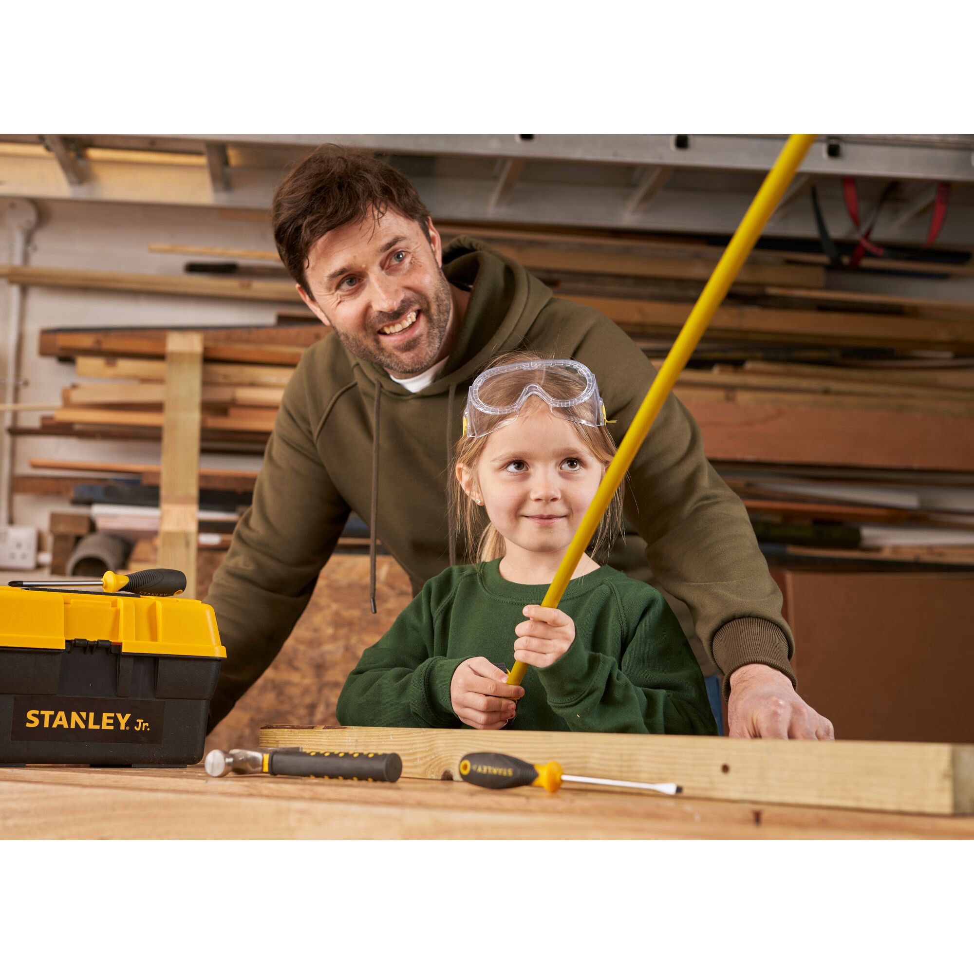 Kids Construction Toy Tool Set with Toolbox 5 pc STANLEY